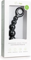Zwarte anale plug met kralen - Zwart - Sextoys - Dildo's  - Dildo - Dildo Anaal
