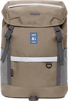 Lefrik Mountain Laptop Backpack - Eco Friendly - Matériau recyclé - 15 pouces - Marron