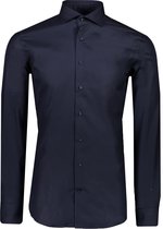 Profuomo Overhemd Blauw Getailleerd - Maat EU43 - Mannen - Never out of stock Collectie - Katoen