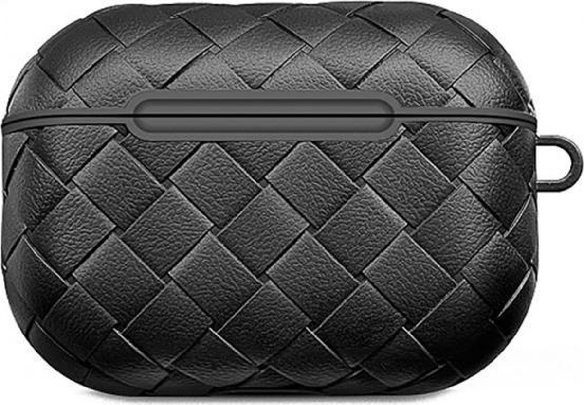 Shieldcase Woven Pattern Case geschikt voor Airpods Pro / 2 Pro Case - zwart