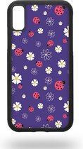 Purple Ladybird Telefoonhoesje - Apple iPhone XR