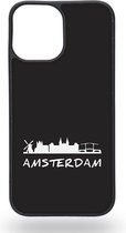 Amsterdam black and white Telefoonhoesje - Apple iPhone 12 Pro Max
