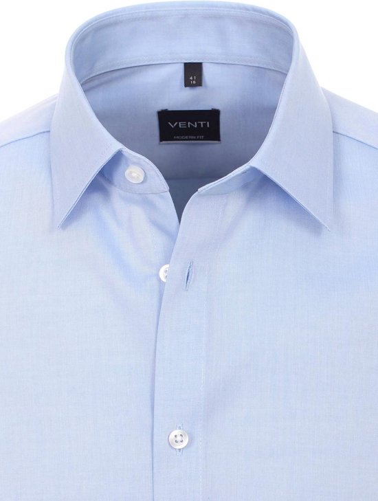 Chemise Venti Blauw Modern Fit Non Iron 1480-115