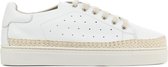 Capobella Sneakers Dames - Lage sneakers / Damesschoenen - Leer - Isabelle     -  Wit - Maat 37