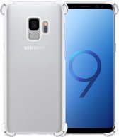 Samsung S9 Hoesje Siliconen Shock Proof Case - Samsung Galaxy S9 Hoesje Transparant - Samsung Galaxy S9 Hoes Cover Transparant - Samsung S9 Case Shockproof