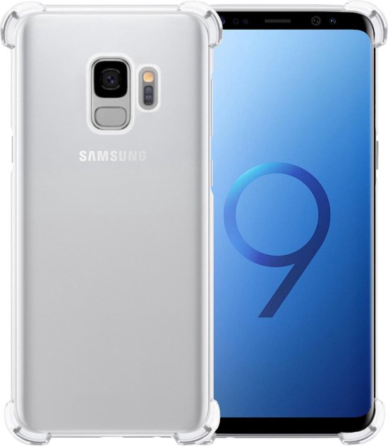 Verleiden opener scheuren Samsung S9 Hoesje Siliconen Shock Proof Case - Samsung Galaxy S9 Hoesje  Transparant -... | bol.com