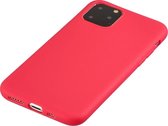 Apple iPhone 11 Pro Hoesje - Mobigear - Color Serie - TPU Backcover - Rood - Hoesje Geschikt Voor Apple iPhone 11 Pro