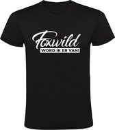 Foxwild Heren t-shirt | Foxwild | Hatseflatse | Massa is kassa | Peter Gillis | grappig | cadeau | Zwart