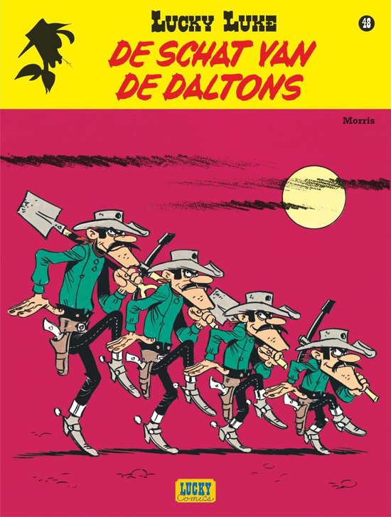 Lucky Luke 48 - De schat van de Daltons - cover