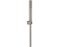 Plieger Napoli badset met handdouche staafmodel 1 stand inclusief wandhouder en doucheslang 150cm RVS
