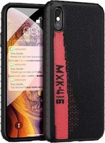 BackCover Sneaker - Telefoonhoesje - Hoesje voor Apple iPhone Xs Max - Zwart