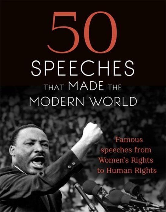 Boek cover 50 Speeches That Made The Modern World van Chambers (Hardcover)