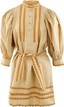 Antik Batik Dames Mali Mini Dress Beige maat M
