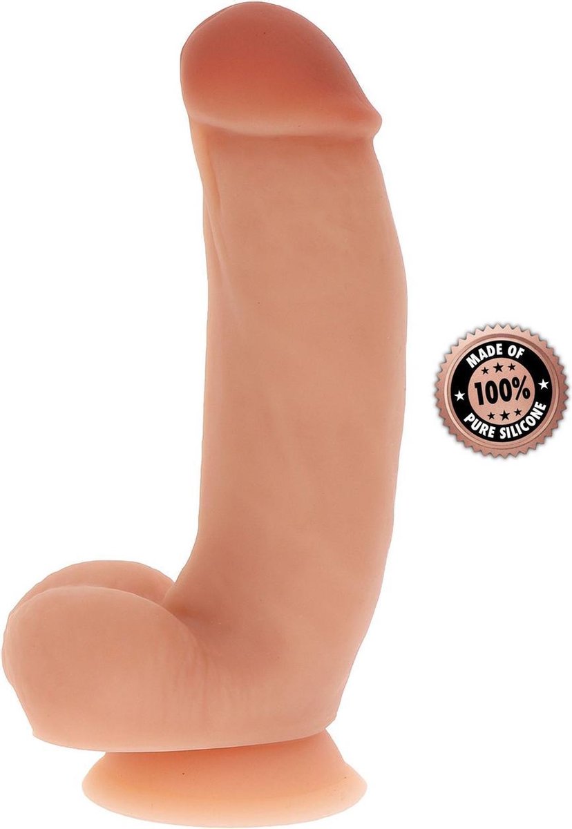 Silicone Dildo 7 inch w Balls
