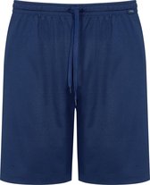 Pantalon de pyjama court Mey - Melton - bleu - Taille: XL