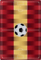 Kinderkamer Vloerkleed Voetbal Spanje Laagpolig- 100x150 CM.