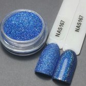 Nailart Sugar - Nagel glitter - Korneliya Nailart Decor Zand 167 Holografic Saphire