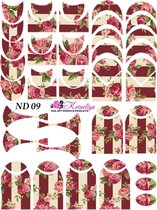 Waterdecal - Nailart Decal - Korneliya Dress On ND 09