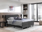 Boxspring inclusief Topdekmatras - Zwart - 180x210 - Tweepersoons Bed