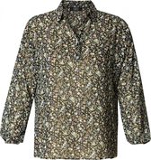 ES&SY Rianne Blouse - Black/Green - maat 36