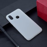 Voor Xiaomi Mi 8 Candy Color TPU Case (wit)