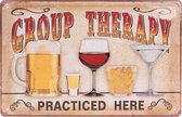 Metalen plaatje - Group Therapy