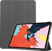 Apple iPad Air 4 10.9 (2020) Hoes - Mobigear - Tri-Fold Serie - Kunstlederen Bookcase - Grijs - Hoes Geschikt Voor Apple iPad Air 4 10.9 (2020)