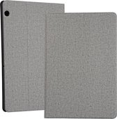 Huawei MediaPad T5 10.1 Hoes - Mobigear - Folio 2 Serie - Kunstlederen Bookcase - Grijs - Hoes Geschikt Voor Huawei MediaPad T5 10.1