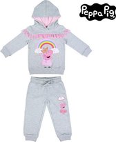 Joggingpak voor kinderen Peppa Pig Grijs