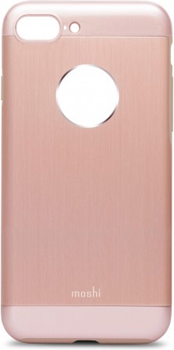 Moshi iGlaze Armour iPhone 7 Plus 8 Plus hoesje - Rosé Goud