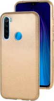 Voor Xiaomi Redmi Note 8 TPU Glitter All-inclusive beschermhoes (goud)