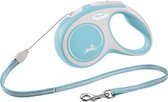 Flexi rollijn new comfort cord lichtblauw - s 5 mtr tot 12 kg - 1 stuks