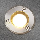 Lucande - LED inbouwspot - 1licht - Aluminium, roestvrij staal, glas, kunststof - roestvrij staal, helder - A+ - Inclusief lichtbron