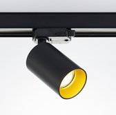 Arcchio - railverlichting - 1licht - Aluminium - H: 15.5 cm - GU10 - zwart