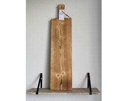 88Wood XL Borrelplank - 100cm - gebrand