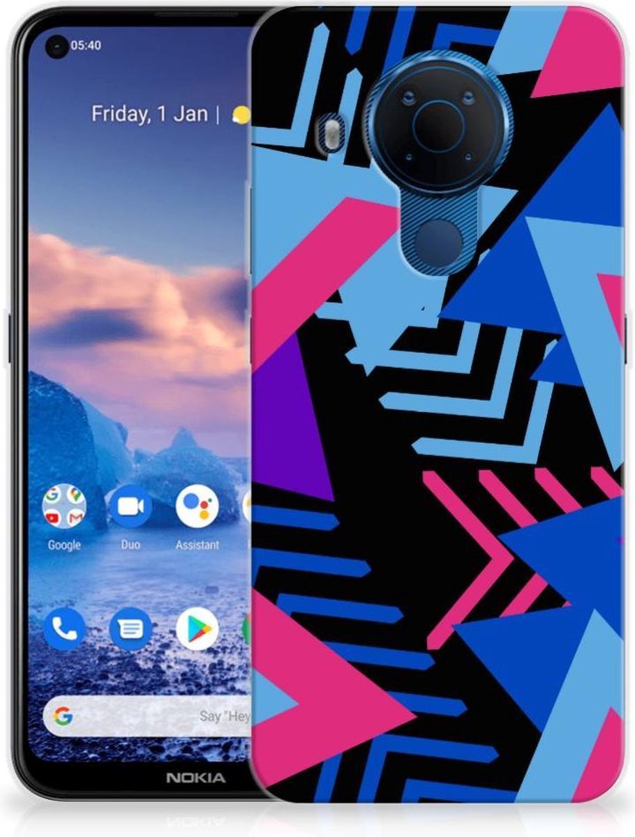 Nokia 5.4 TPU Hoesje Funky Triangle