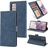 Voor Samsung Galaxy S20 + Fantasy Klassiek Huid-aanvoelend Kalfsleer Textuur Magnetische gesp Horizontale Flip PU lederen tas met houder & kaartsleuf & portemonnee (blauw)