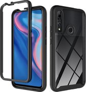 Voor Huawei Y9 Prime (2019) Sterrenhemel Effen Kleur Serie Schokbestendig PC + TPU Beschermhoes (Zwart)