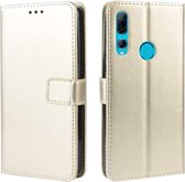 Retro Crazy Horse Texture Horizontale Flip Leren Case voor Huawei Y9 Prime (2019), met Houder & Kaartsleuven & Fotolijst (Goud)