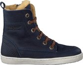 Shoesme Ur9w056 Hoge sneakers - Leren Sneaker - Jongens - Blauw - Maat 24