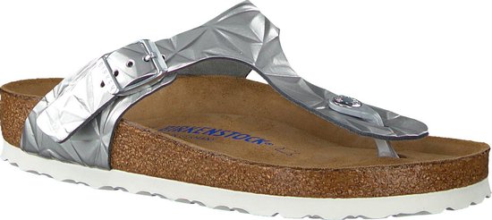 Birkenstock Dames Sandalen Gizeh Spectral - Zilver - Maat 37 | bol.com