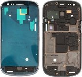 Frontbehuizing LCD-frame Bezel Plate voor Galaxy SIII mini / i8190 (zilver)