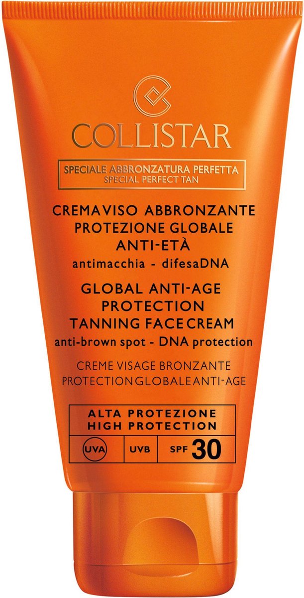 Goedkoopste Collistar Global Anti-Age Protection Face Zonnebrandcrème SPF 30 - 50 ml
