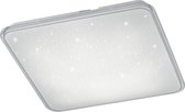 LED Plafondlamp - Iona Cintro - 21W - Natuurlijk Wit 4000K - Dimbaar - Vierkant - Mat Wit - Kunststof