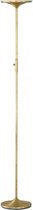 LED Vloerlamp - Iona Oringa - 20W - Warm Wit 3000K - Dimbaar - Rond - Oud Brons - Aluminium