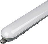 LED Balk - Nivra Bunton - 36W - Waterdicht IP65 - Natuurlijk Wit 4500K - Mat Wit - Kunststof - 120cm