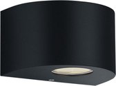 LED Tuinverlichting - Tuinlamp - Iona Rosina - Wand - 4W - Mat Zwart - Kunststof