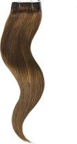 Haar extensions weave (steil) 50cm (110gram) - Kleur (#5) Toffee Brown