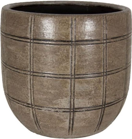 Pot nairobi d27h25cm bruin