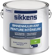 Sikkens Binnenmuurverf Mat - RIJKS kleuren - RIJKS midden grijs - 2,5 Liter